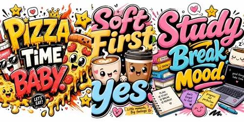 Cute Comic Typography Packs generated by chatgpt-image