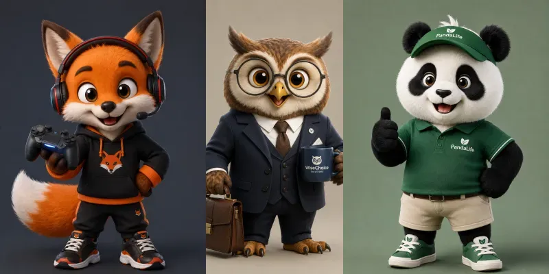 Premium Brand Mascots generated by undefined