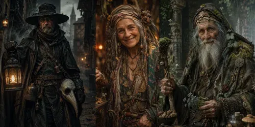 Dark Folklore Portraits generated by chatgpt-image