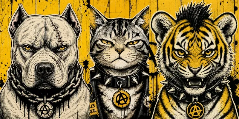 Urban Punk Mascot Poster Packs generated by undefined