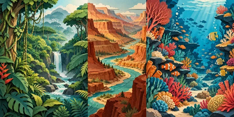 Kinetic Paper Worlds