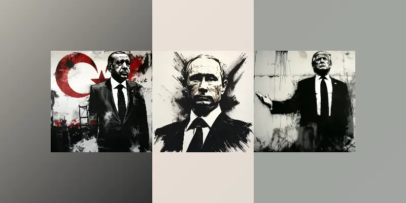 Urban Stencil Portraits Art generated by undefined