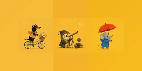 Minimal Whimsical Characters generated by chatgpt-image