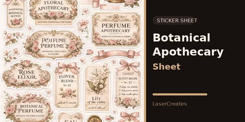 Botanical Apothecary Sheets generated by undefined