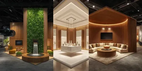 Premium Trade Show Event Booths generated by leonardo