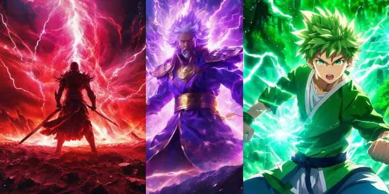 Anime Energy Battle Aura Generator generated by undefined