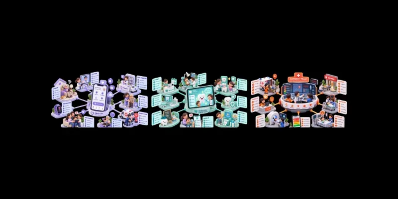 3D Softclay Telemedicine Flow Diagrams