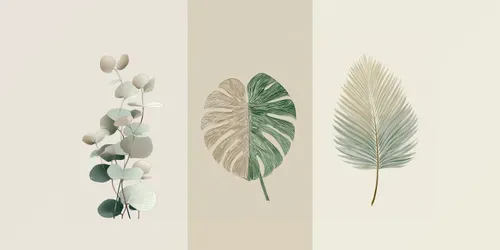 Minimalist Botanical Art generated by midjourney