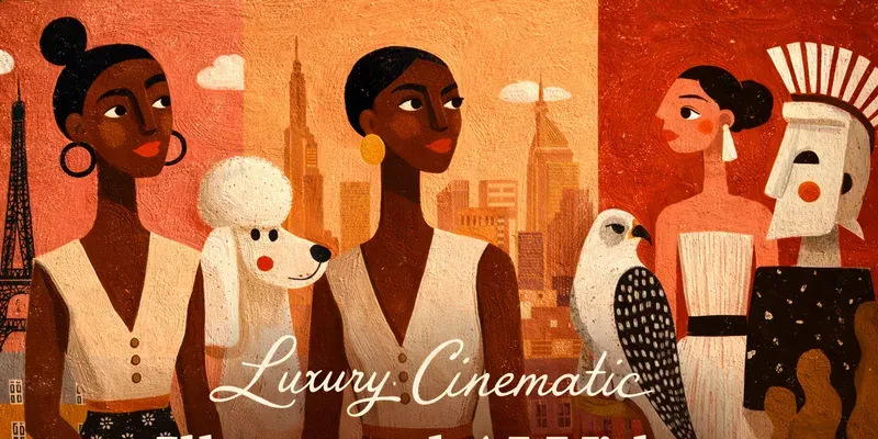 Luxury Cinematic Illustrated Videos generated by undefined