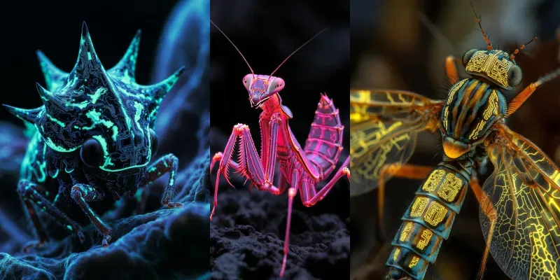 Nano Tech Insect Archive Electro Fluxes generated by undefined