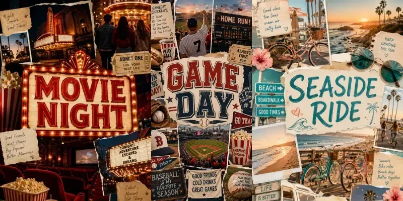 Usa Activities Phone Vision Boards generated by undefined