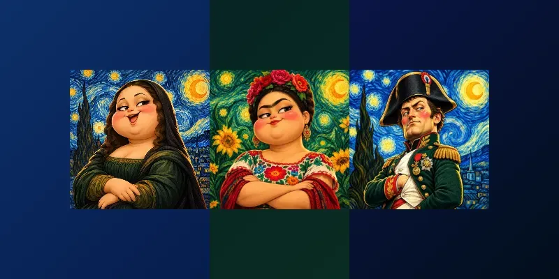 Iconic Legend Cartoon Caricatures Style
