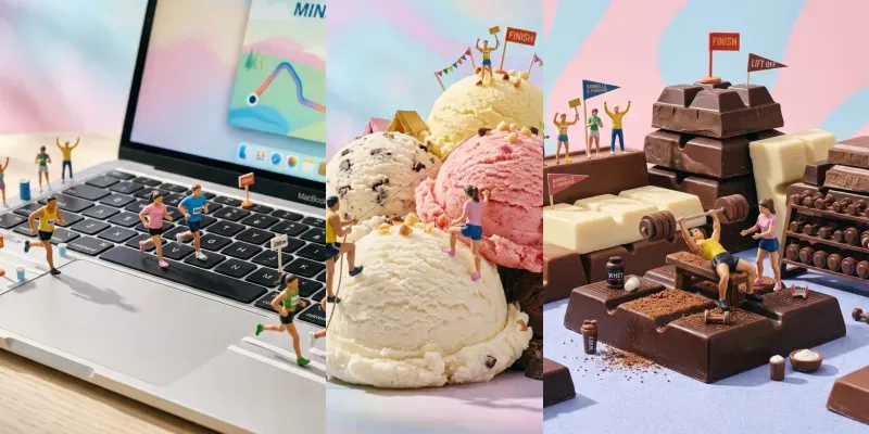 Miniature People Exercises In Anything generated by undefined