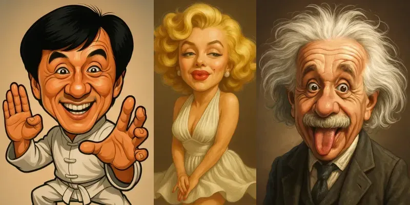 Comic Style Caricatures Art generated by undefined
