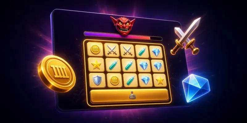 Jackpot Dungeon Slot Roguelike Builder