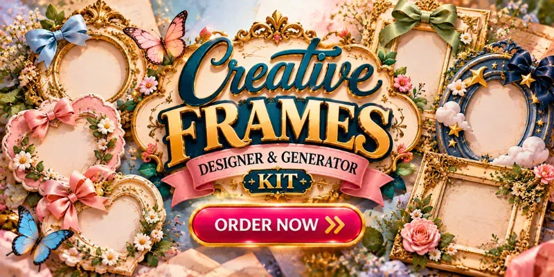 Creative Frames Designer Generator Kit