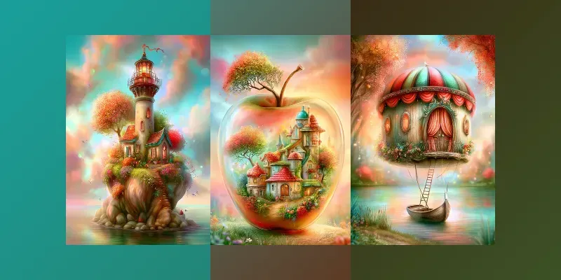 Whimsical Fairytale Places generated by undefined