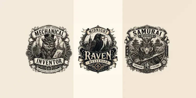 Vintage Crest Tshirt Packs generated by undefined