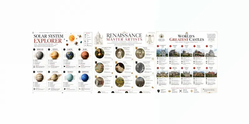 Luxury Infographic Posters generated by undefined
