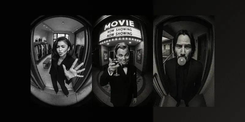 Fisheye Character Scenes generated by undefined