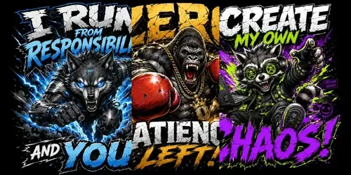 Explosive Mascot Characters Collections generated by chatgpt-image