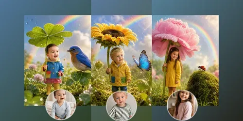 Your Childrens Tiny Rainbow Adventures generated by chatgpt-image