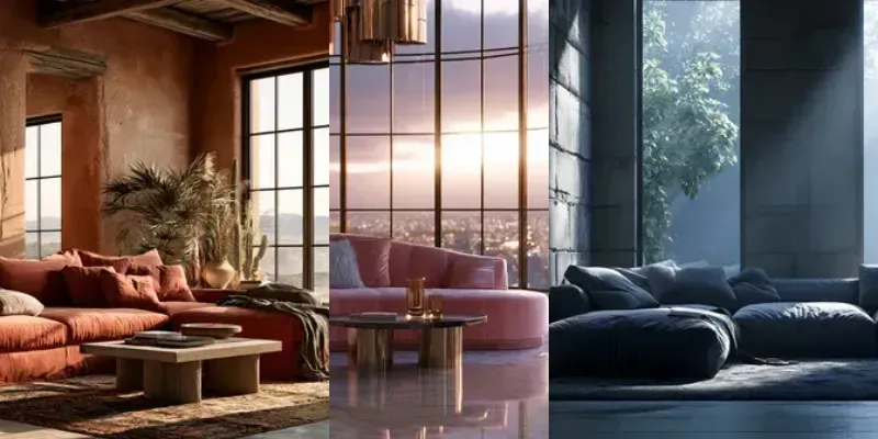 Luminous Luxury Interior Mockups generated by undefined