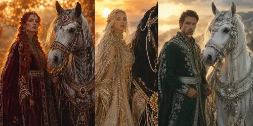 Regal Horse Companions generated by chatgpt-image