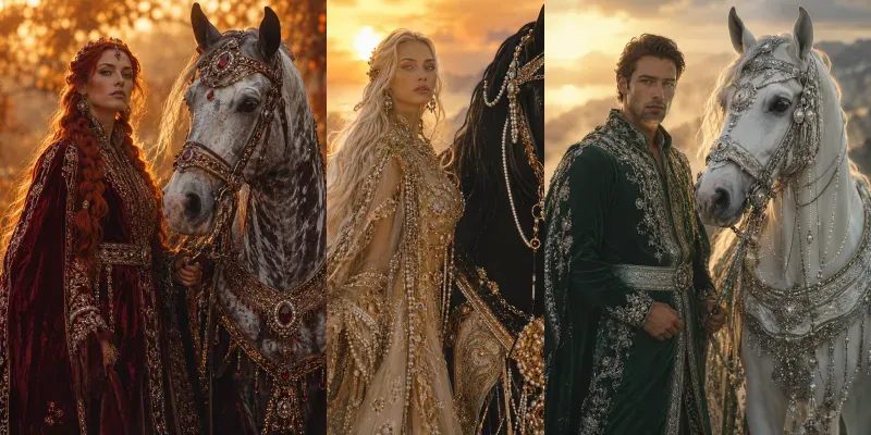Regal Horse Companions generated by undefined