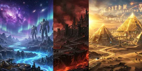 Epic Landscape Wallpapers generated by gemini-image