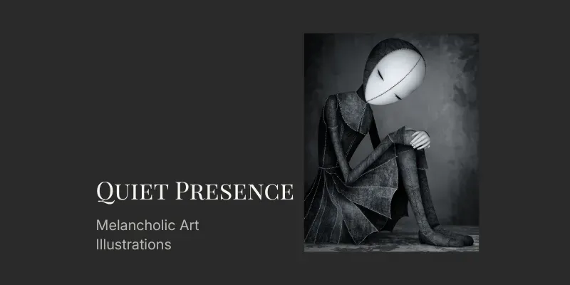 Melancholic Figures Fine Art
