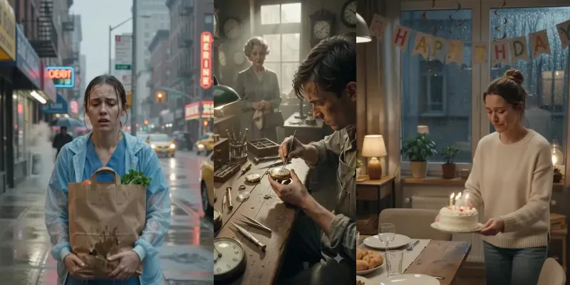 Cinematic Emotionally Life Drama Videos generated by undefined