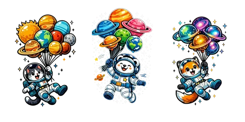Cosmic Balloon Space Adventures generated by undefined