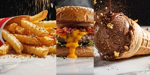Highend Food Advertising Packs generated by veo