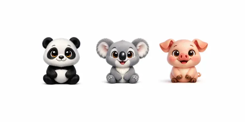Cute 3D Animal Mascot Logo Generator generated by undefined