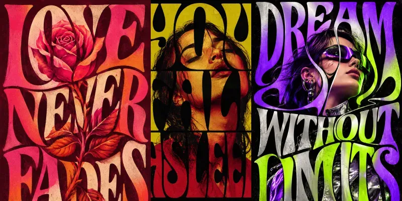 Groovy Visual Typography Creators generated by undefined