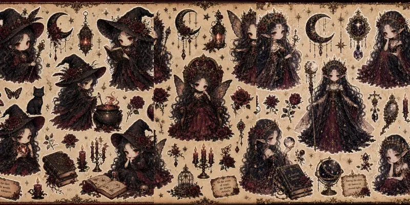 Gothic Vampire Princesses generated by undefined