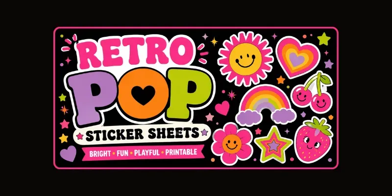 Retro Pop Stickers generated by undefined