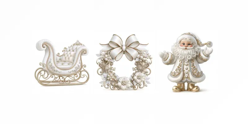 Luxury Christmas Cliparts
