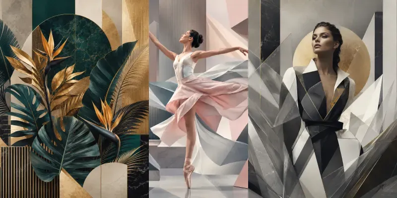 Geometric Vogue Visions generated by undefined