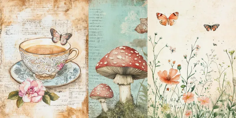 Vintage Junk Journals generated by undefined