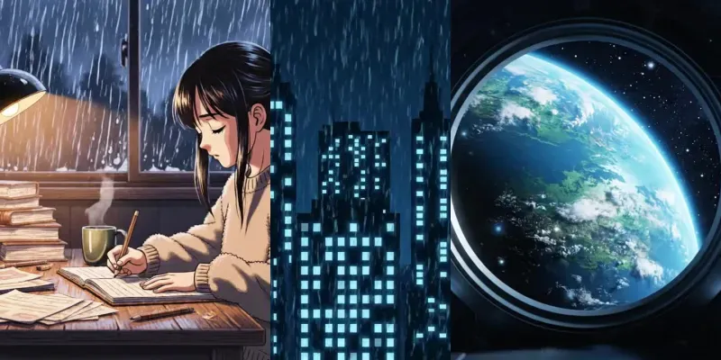 Lofi Music Visualizer Engines generated by undefined