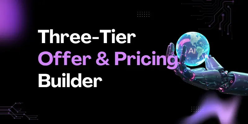 Three Tier Offer Pricing Builder generated by undefined
