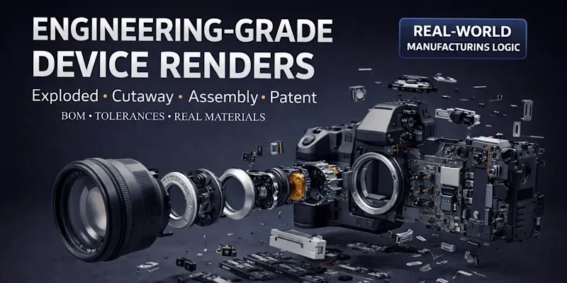 Engineering Exploded Device Renderers generated by undefined