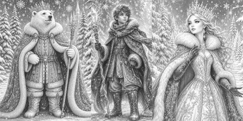 Whimsical Winter Characters generated by undefined