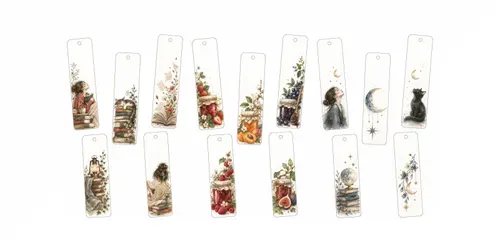Watercolor Bookmarks generated by chatgpt-image
