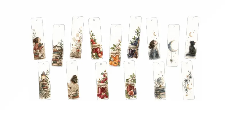 Watercolor Bookmarks