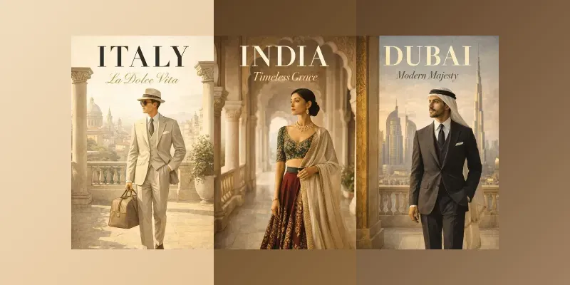 Luxury Global Travel Editorial Covers generated by undefined