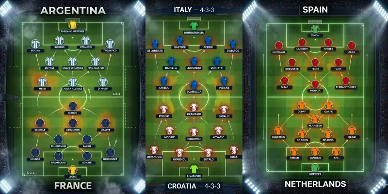 World Cup Lineup Infographics generated by undefined