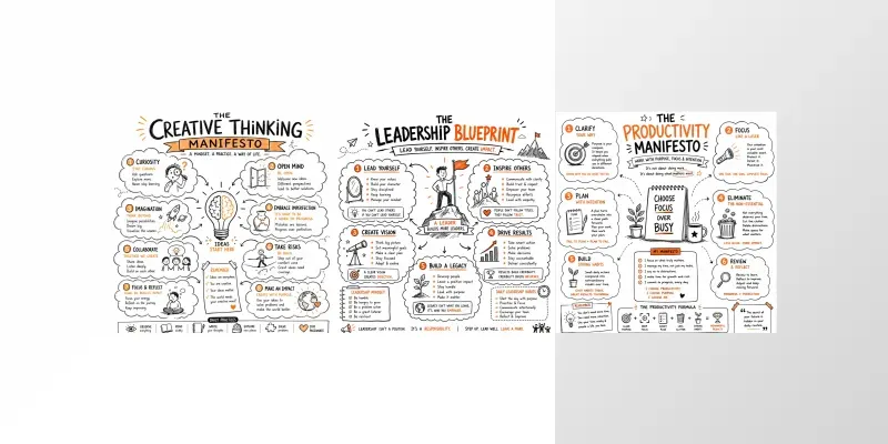 Hand Drawn Visual Thinking Toolkit Packs generated by undefined